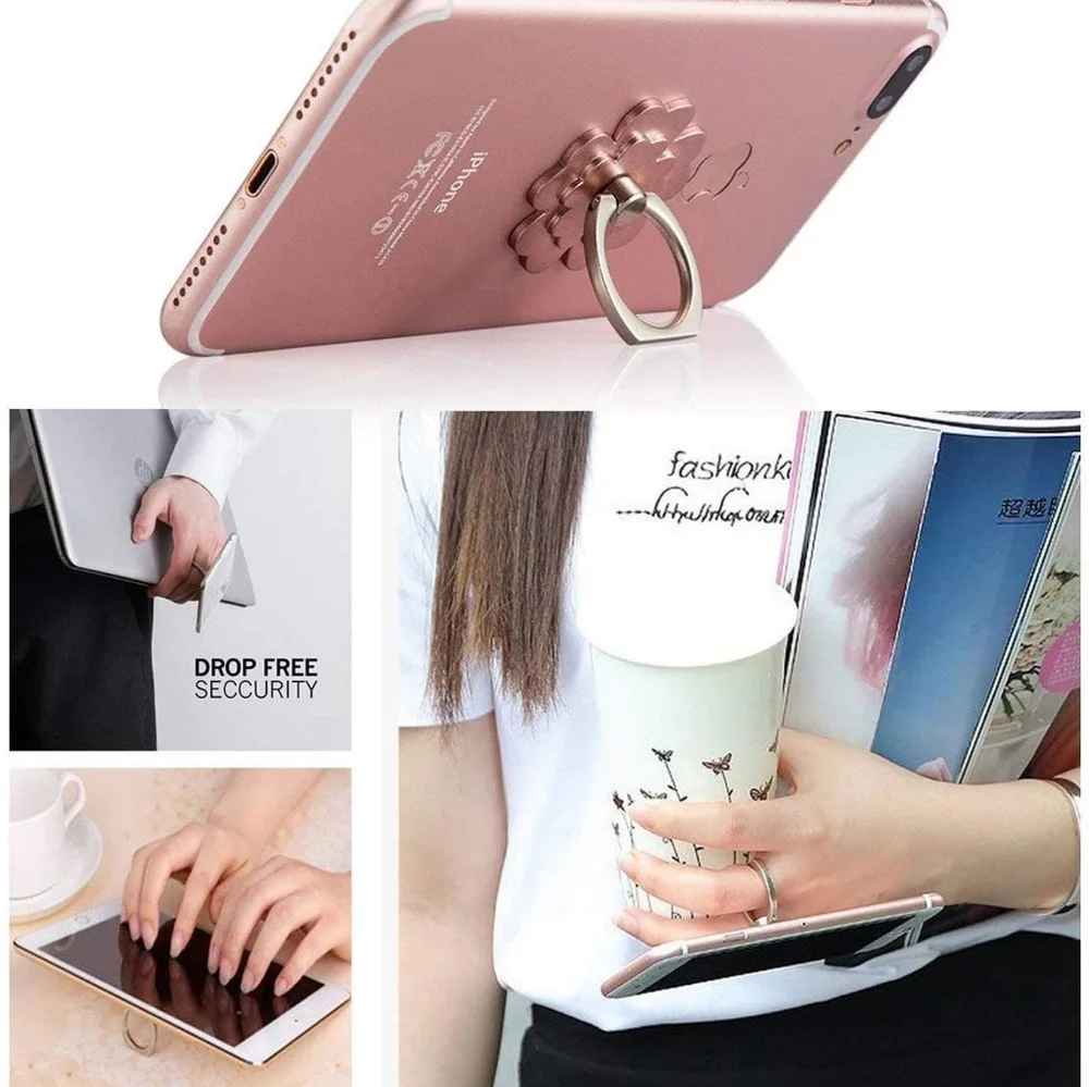 Shimmery SILVER TONED Phone Holder (NOT PINK)
